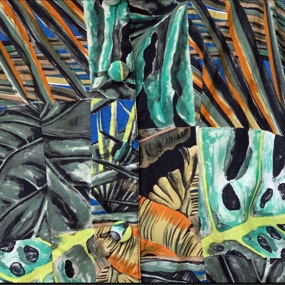 Vintage Safari Print Button Down Romper - Picture 6 of 6